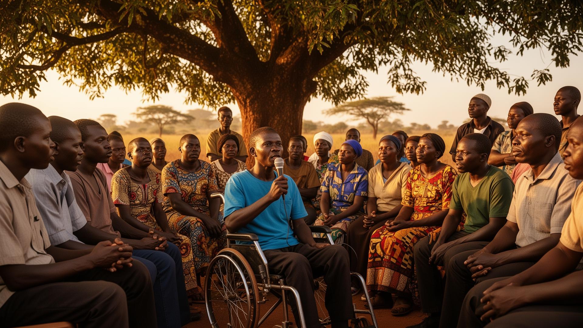 A community gathering focused on disability inclusion and advocacy
