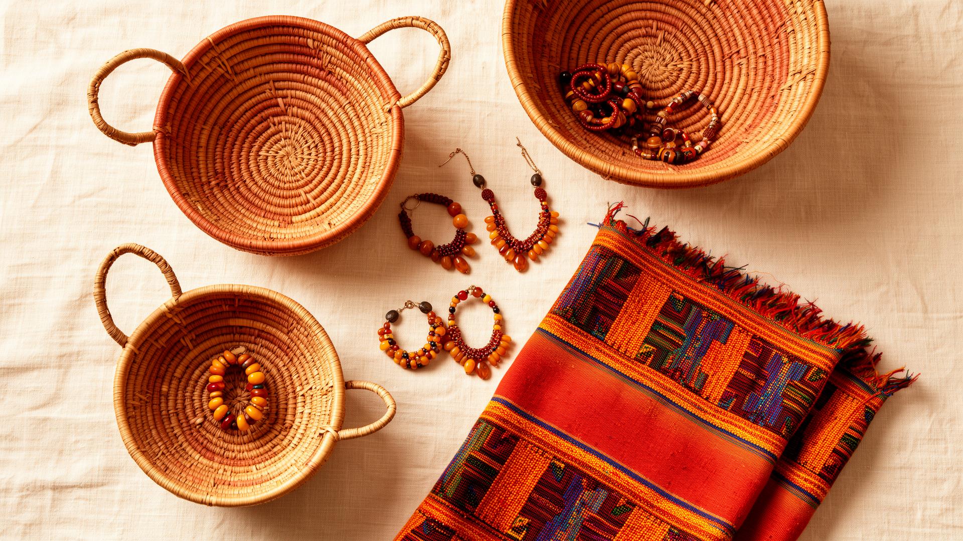 Illustrative campaign visual for handmade products and dignified income